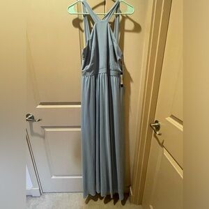 Dusty blue Lulu’s bridesmaid dress, size Large